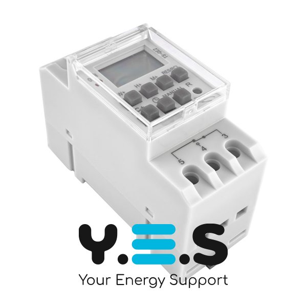 Тижневий таймер Geya TS-GE2 на DIN-рейку, 20A