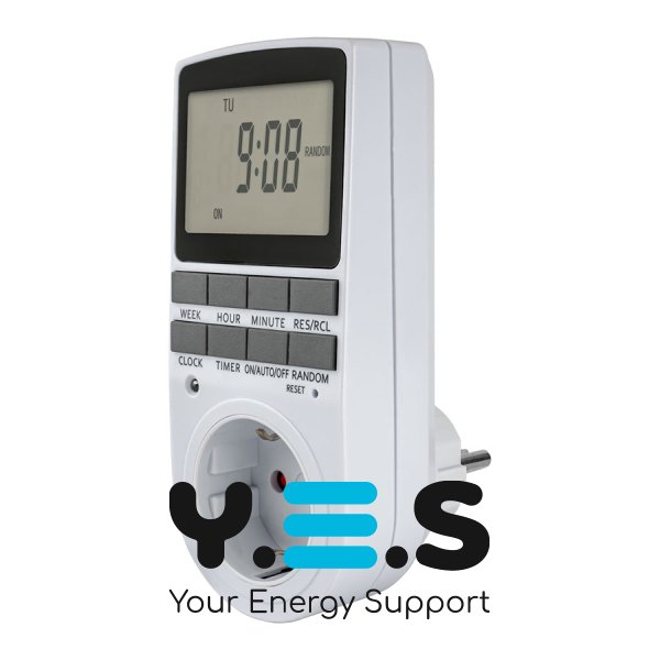 Електронний цифровий тижневий таймер у розетку Open Electric OPTM02