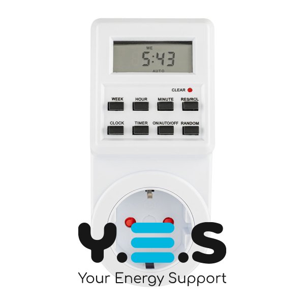 Цифровий тижневий таймер-розетка Open Electric OPTM03 (електронний)