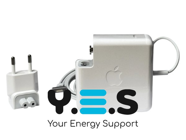 Блок живлення Apple для ноутбука 20V 4.25A 85W MagSafe 2, квадратний, з вилкою