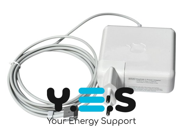 Блок живлення Apple для ноутбука 20V 4.25A 85W MagSafe 2, квадратний, з вилкою