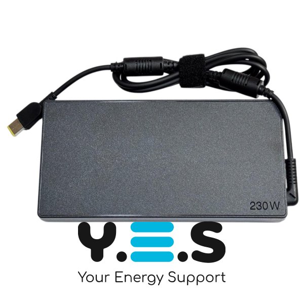 Блок живлення для ноутбука Lenovo 20V 11.5A 230W Square USB Slim, без кабелю 220V