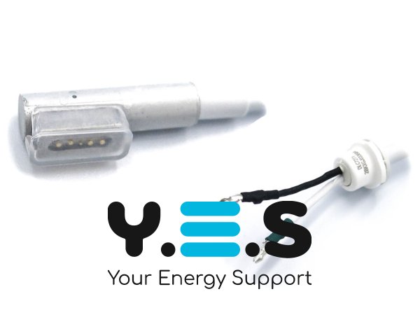 DC-кабель Apple MagSafe 45W/60W/85W від блока живлення до ноутбука, L-Shape, Original