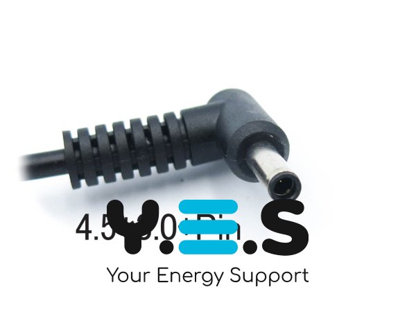 DC-кабель живлення для ASUS 4.5×3.0+Pin (33/45/65/90W), 2 дроти, від блоку до ноутбука