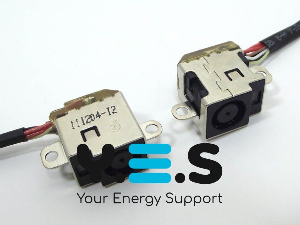 Розʼєм живлення для ноутбука HP DV6-6000, DV7-6000 Series 7.4×5.0 (центр. пін), з кабелем