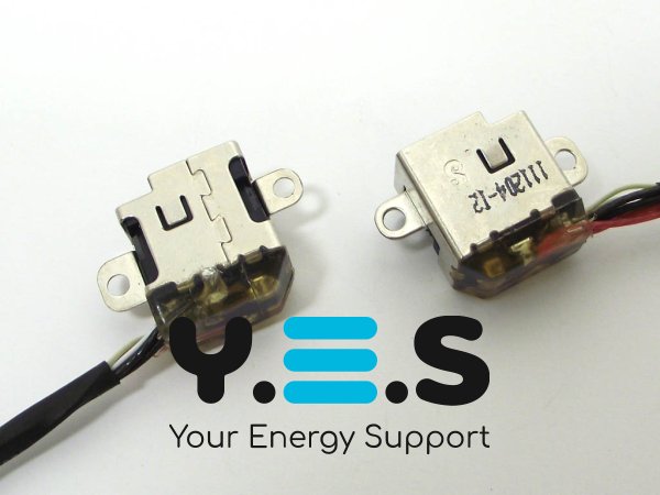 Розʼєм живлення для ноутбука HP DV6-6000, DV7-6000 Series 7.4×5.0 (центр. пін), з кабелем