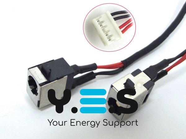 Роз’єм живлення для ноутбука ASUS K450/A450J/X450J/F450J, серії K450/K450CA/A40J/A45J/A450/A450C/A450V 5.5×2.5 з кабелем