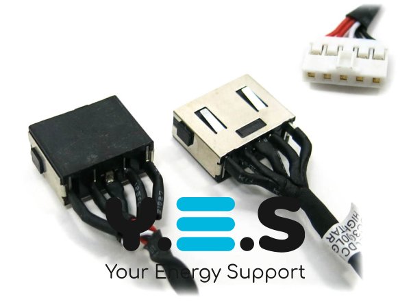 Розʼєм живлення для ноутбука Lenovo Ideapad G50-30, G50-40, G50-45, G50-50 (USB+pin), кабель 14 см