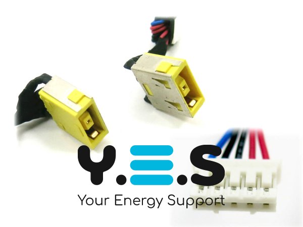 Розʼєм живлення Lenovo Ideapad G400/G405/G490/G500/G505/G510 (USB+pin) з кабелем