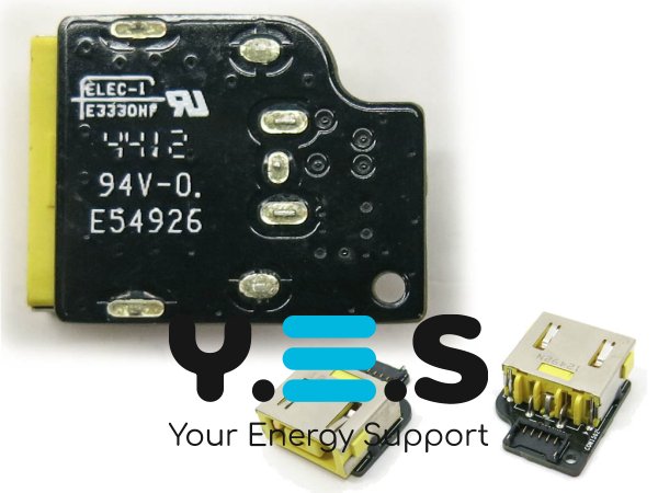 Розʼєм живлення Lenovo Yoga 11/11S (11S-5938, 11S-59385433) USB+pin з платою