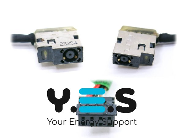 Роз’єм живлення ноутбука HP Pavilion 14-E, 15-E, 250 G3 (719318-YD9) 4.5×3.0+Pin, кабель