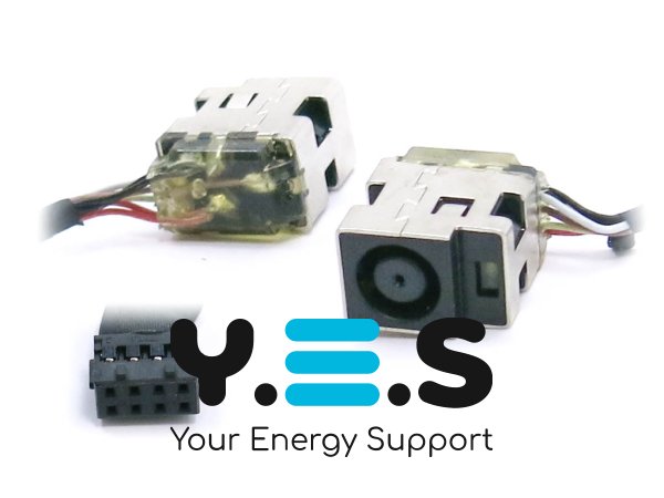 Розʼєм живлення для ноутбука HP G4, G4-2000, G4-2149se, g4-2235dx, g4-2275dx, g4-2200la 7.4*5.0 central pin з кабелем (676708-SD1)