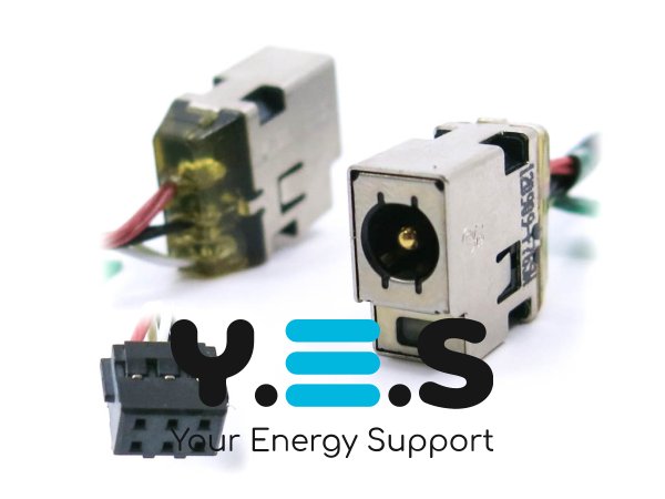 Розʼєм живлення для ноутбука HP Envy 6-1000 71737-SD6/698659-SD1 (4.8×1.7) з кабелем