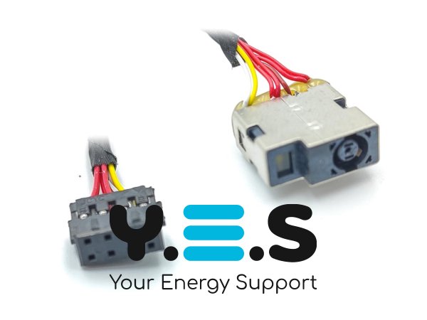 Розʼєм живлення DC Jack для HP 250/255 G2/G3, 15-G/15-R, TouchSmart 11-E (4.5×3.0+Pin)