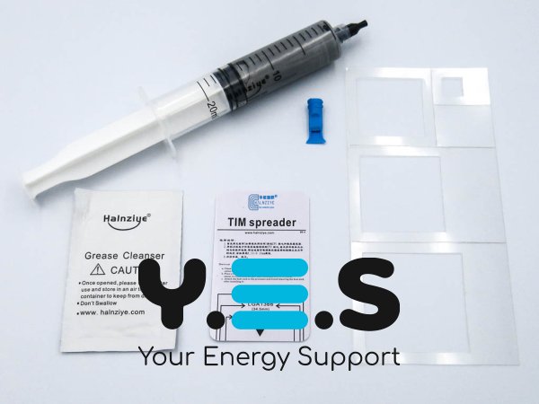 Термопаста Halnziye HY-P7 Carbon Gray, шприц 30 г, теплопровідність 7.35 Вт/м·К