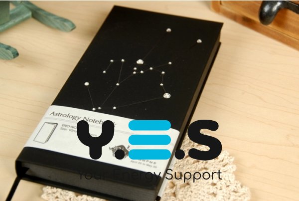 Подарунковий блокнот «Телець» (сузір’я зодіаку), 240 арк., 90×180×18 мм, чорний