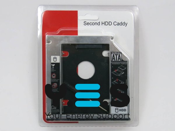Оптібей-кеді SATA 9.5 мм для SSD/HDD 2.5" у відсік DVD-RW (Second HDD)