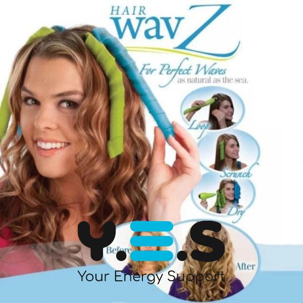 Спіральні бігуді Hair Wavz для волосся будь-якої довжини — легке створення локонів
