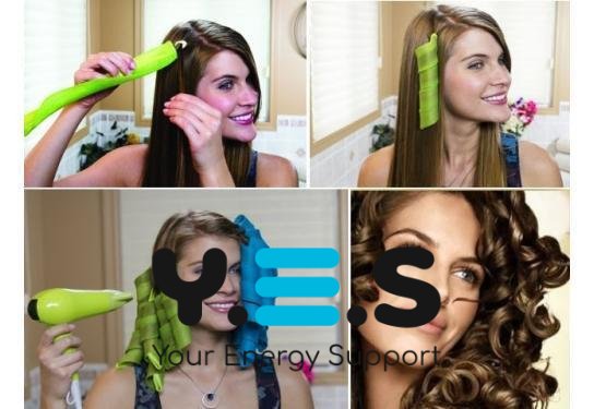 Спіральні бігуді Hair Wavz для волосся будь-якої довжини — легке створення локонів