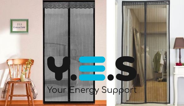 Антимоскітна штора-сітка Magic Mesh на магнітах для дверей 100×190 см від комах