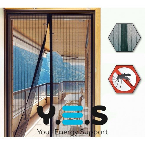 Антимоскітна штора-сітка Magic Mesh на магнітах для дверей 100×190 см від комах