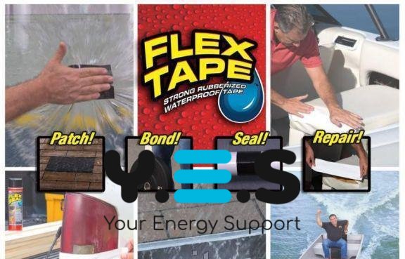 Надміцна водостійка ремонтна стрічка Flex Tape (флекс тейп) для герметизації та ремонту