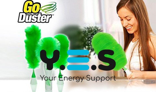 Електрощітка Go Duster для професійного прибирання — щітка-пухівка для пилу