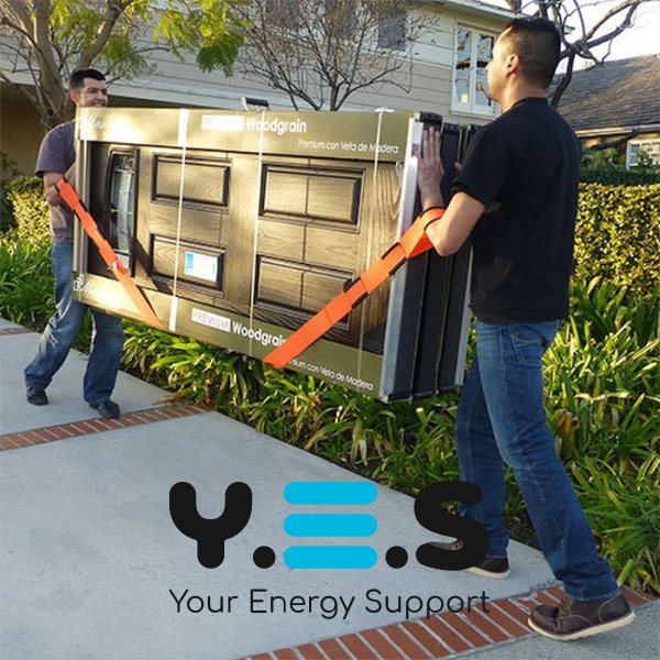 Ремені для перенесення меблів і габаритних вантажів, комплект 2 шт.