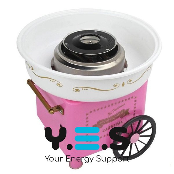 Портативний апарат для солодкої цукрової вати Candy Maker, діаметр 30 см