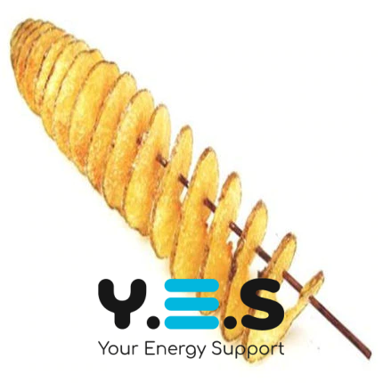 Машинка-спіралайзер для картоплі Spiral Potato Slicer — картоплерізка/овочерізка, спіральна мультирізка