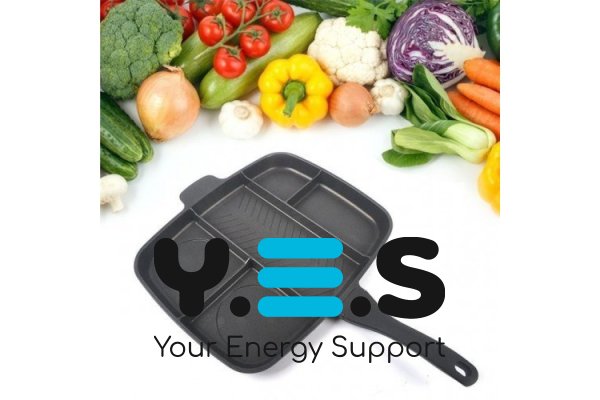 Сковорода Magic Pan 5-в-1 з секціями для одночасного смаження кількох страв