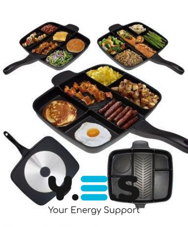 Сковорода Magic Pan 5-в-1 з секціями для одночасного смаження кількох страв