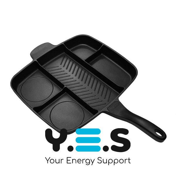 Сковорода Magic Pan 5-в-1 з секціями для одночасного смаження кількох страв