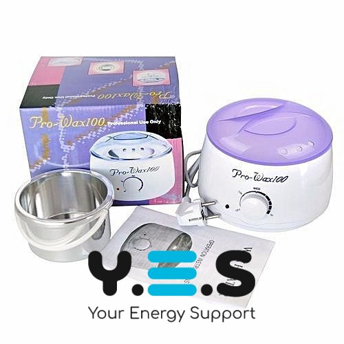 Воскоплав баночний PRO-WAX 100 з терморегулятором, для воску в банці/гранулах/таблетках, 400 мл