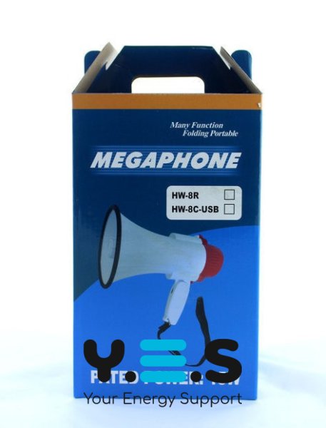 Мегафон MEGAPHONE HW 8C — ручний складний гучномовець-рупор