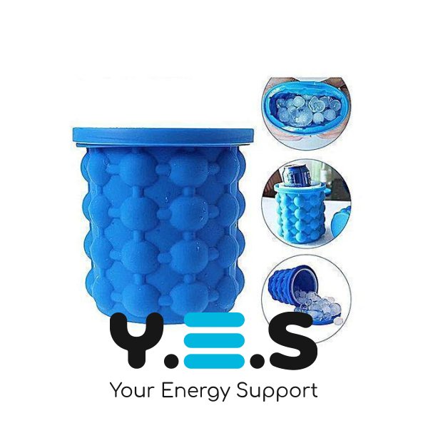 Силіконова форма-відро для льоду Ice Genie, льодниця для охолодження напоїв