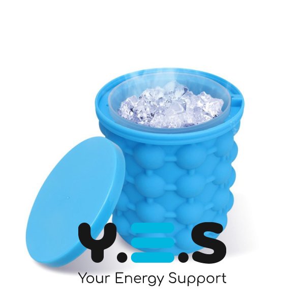 Силіконова форма-відро для льоду Ice Genie, льодниця для охолодження напоїв