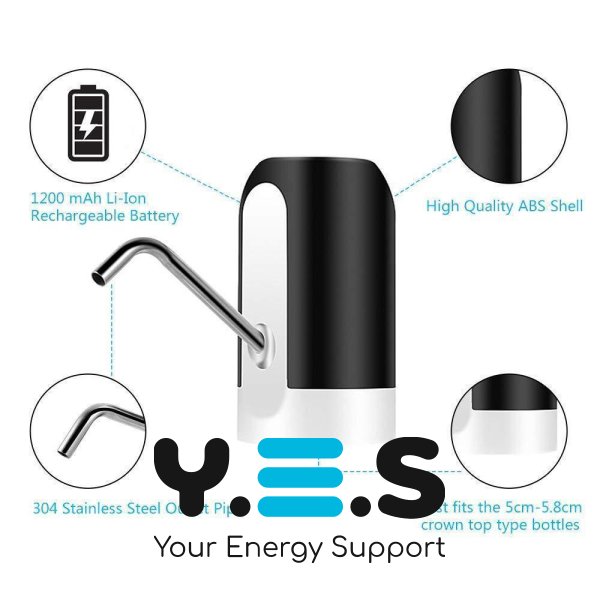 Сенсорна помпа-диспенсер CLEANING PUMP для бутля/кулера (насадка на пляшку)