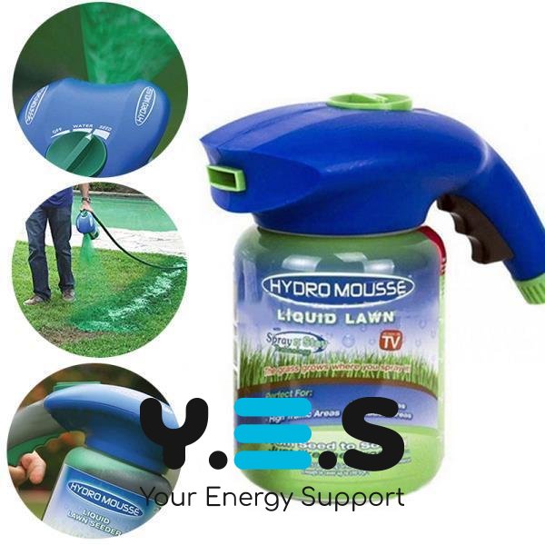 Hydro Mousse рідкий газон: розпилювач для гідропосіву та штучного озеленення