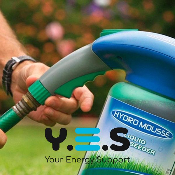 Hydro Mousse рідкий газон: розпилювач для гідропосіву та штучного озеленення