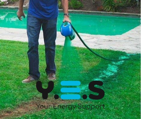 Hydro Mousse рідкий газон: розпилювач для гідропосіву та штучного озеленення