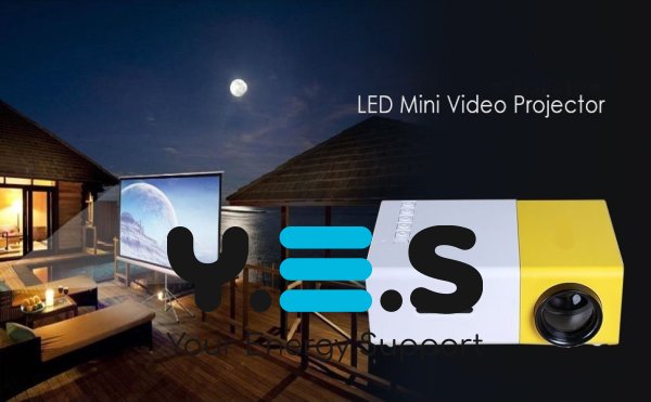 Портативний мультимедійний міні‑проектор YG‑300 для дому (домашній кінотеатр)