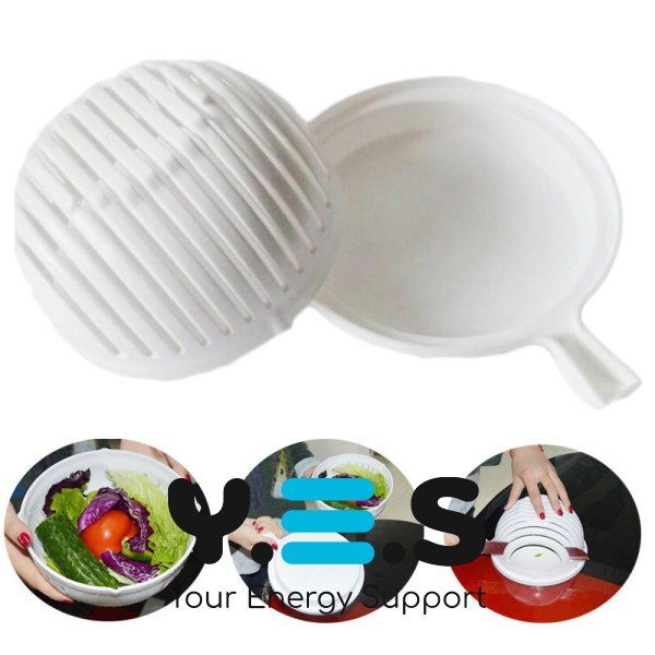 Салатниця-овочерізка Salad Cutter Bowl для швидкого шаткування овочів і салатів