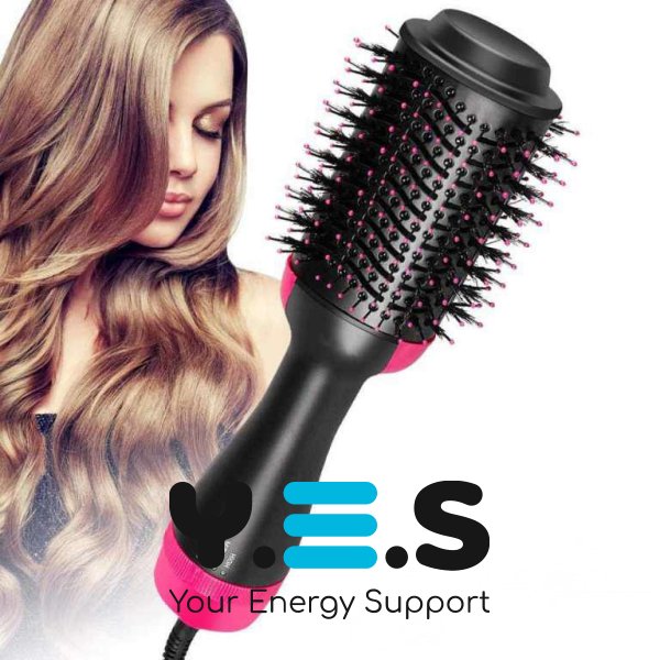 Фен-щітка One Step 3-в-1 з обертанням для укладки волосся (Hair Dryer & Styler)