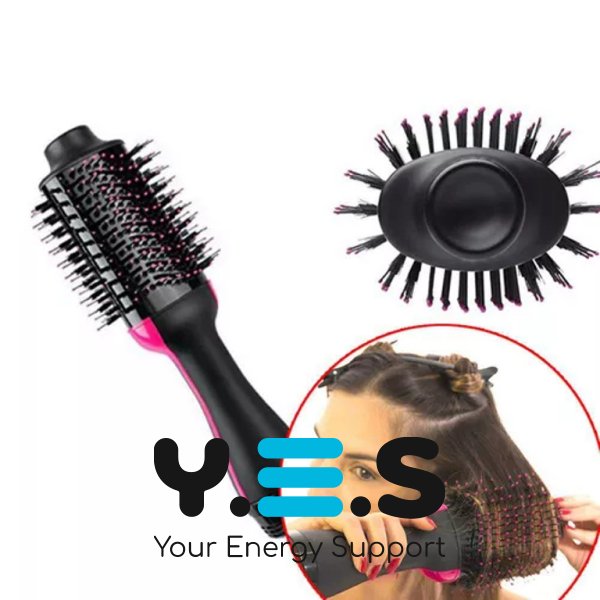 Фен-щітка One Step 3-в-1 з обертанням для укладки волосся (Hair Dryer & Styler)