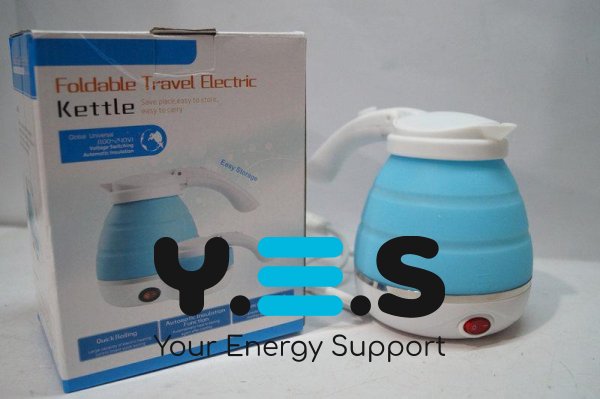 Портативний складний електрочайник Foldable Kettle із силікону (електричний чайник)