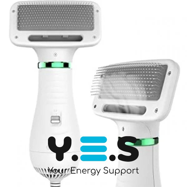 Фен-гребінець 2в1 для собак і котів: щітка-розчіска для грумінгу Pet Grooming Dryer