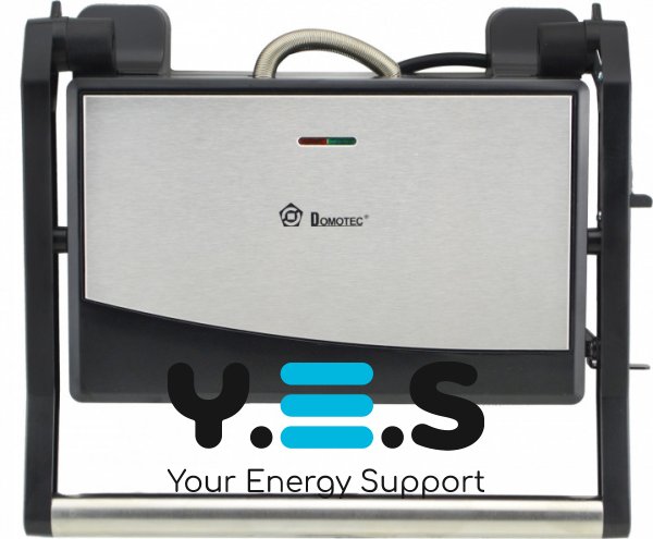 Гриль-притиск Domotec MS 7708 компактний домашній