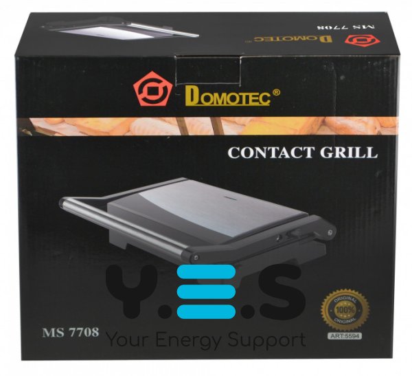 Гриль-притиск Domotec MS 7708 компактний домашній