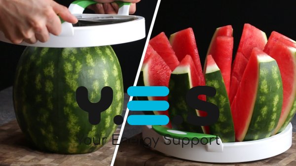 Круглий ніж-нарізувач WATERMELON CUTTER для кавуна, дині та ананаса
